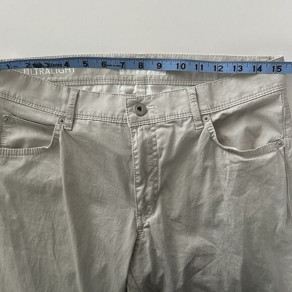 Brax Cadiz Ultralight Pants Mens Sz 31x34 Gray Straight Lightweight Stretch - Picture 9 of 14